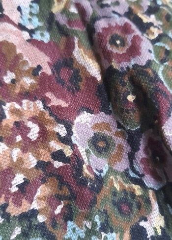 s Beden Zara çiçek desenli bohem mini elbise