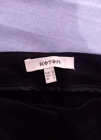 Koton Koton Siyah Cigarette Model Pantolon