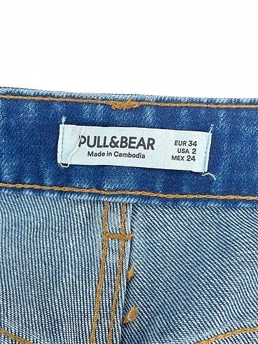 34 Beden mavi Renk Pull and Bear Jean / Kot %70 İndirimli.