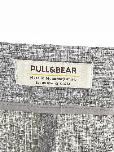 xs Beden gri Renk Pull and Bear Kumaş Pantolon %70 İndirimli.