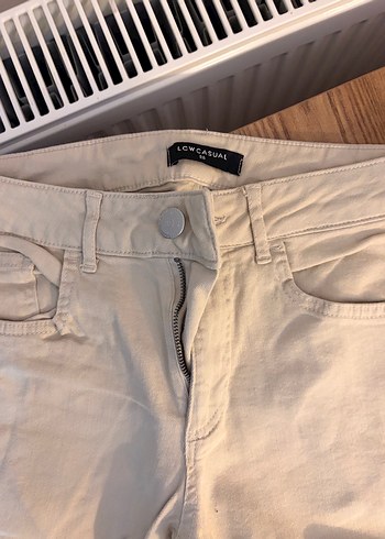 Erkek Bej Kemerli Regular Fit Denim Pantolon( beden 28 dir ) - Görsel 2