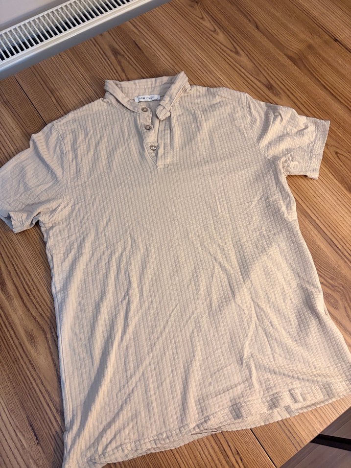 Erkek Kısa Kollu Keten Gömlek - Görsel 4