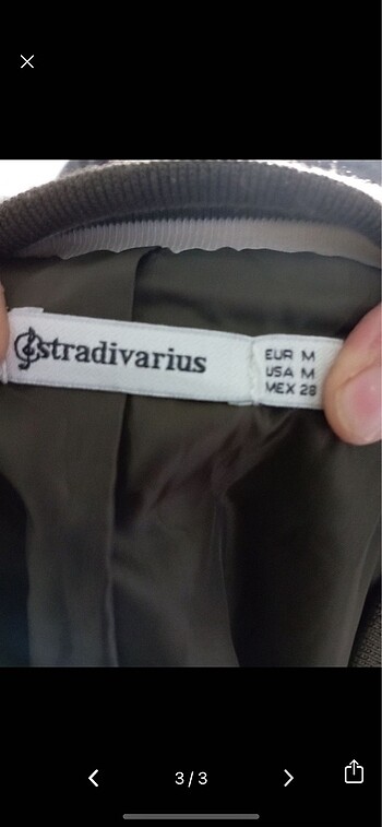 m Beden Stradivarius ceket