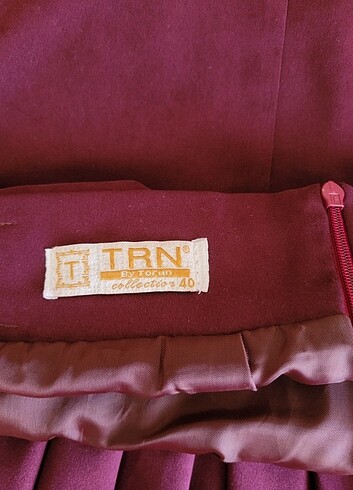 l Beden bordo Renk Bordo Uzun Etek