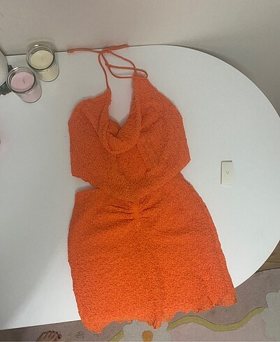s Beden turuncu Renk Bershka ikili takım