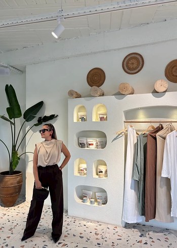 Kadın Kahverengi Düz Kesim Ofis Pantolonu - Görsel 2