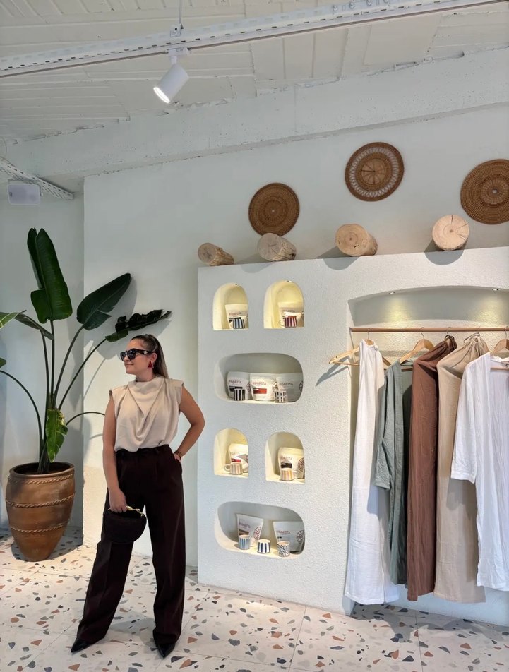 Kadın Kahverengi Düz Kesim Ofis Pantolonu - Görsel 2