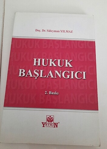 Hukuk başlangıcı Süleyman yılmaz