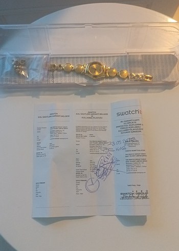 Yeni Sıfır Swatch orjinal Ysg141g model no kadın saati sıfırdır - Görsel 2