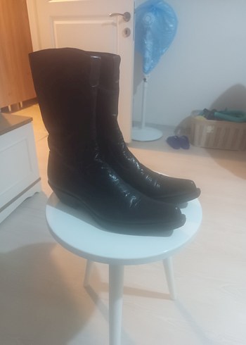 İtayan Barbato marka Deri Kovboy Cizmesi - Görsel 2