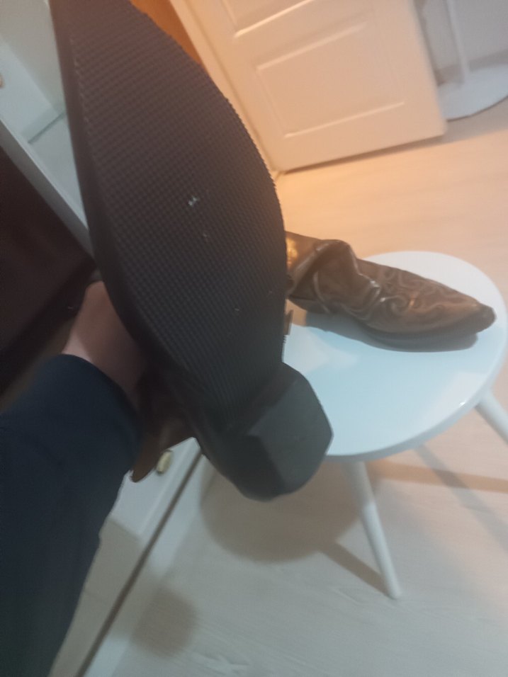 İtalyan Deri Kovboy Çizmesi Vero cuoio marka - Görsel 4