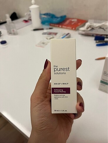 The purest kırmızı peeling serum