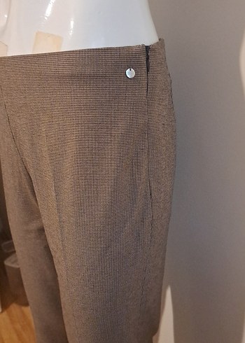 Kadın Kahverengi Ofis Kumaş Pantolon - Görsel 2