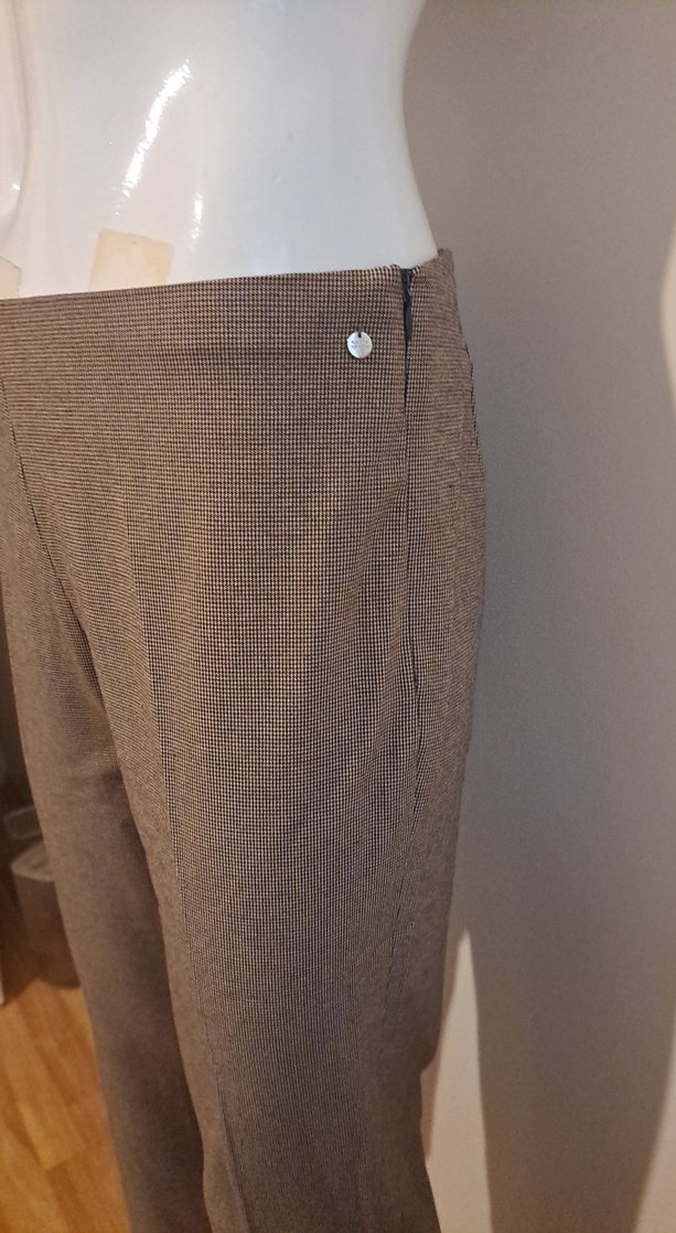 Kadın Kahverengi Ofis Kumaş Pantolon - Görsel 2