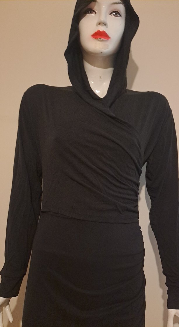 kapüşonlu elbise - Görsel 2