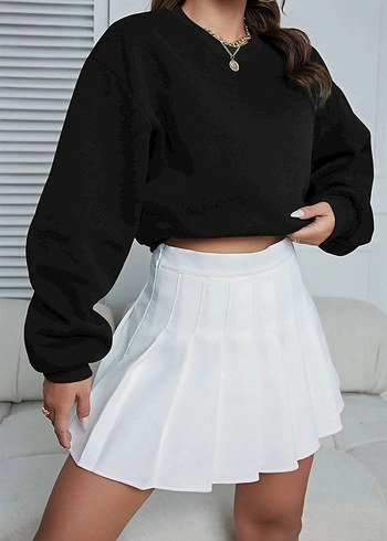 m Beden siyah Renk Siyah Kadın Eşfoman Altı ve Sweatshirt