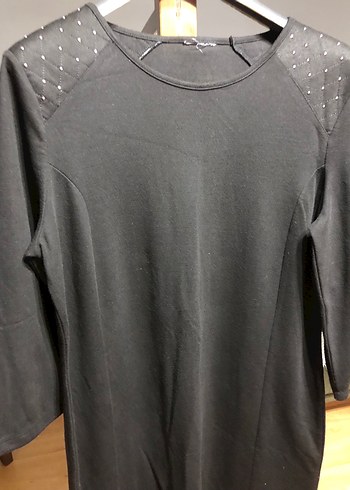 Siyah Uzun Kollu Elbisesi - Görsel 2