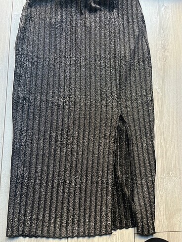 H&M Simli kalem etek