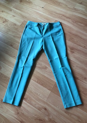 40 Beden Su yeşili Kumaş Kadın Pantolon