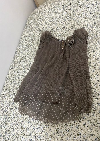 Bohem Tarzı Düğmeli Kolsuz Kız Bluzu - Görsel 2