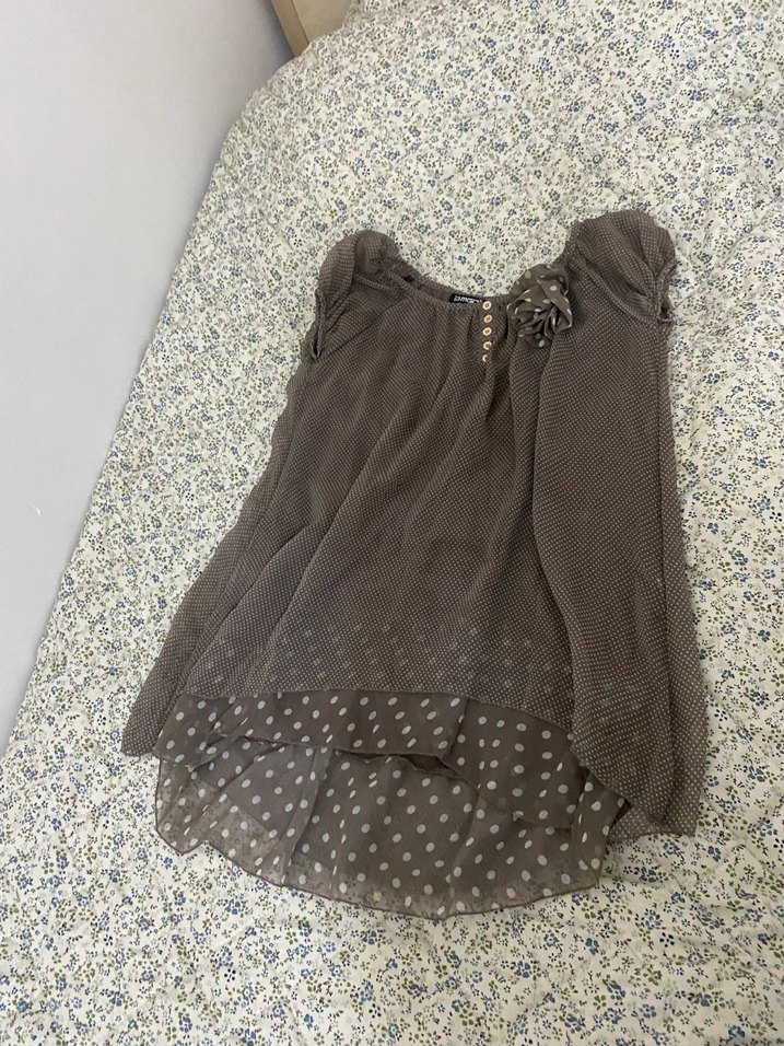 Bohem Tarzı Düğmeli Kolsuz Kız Bluzu - Görsel 2