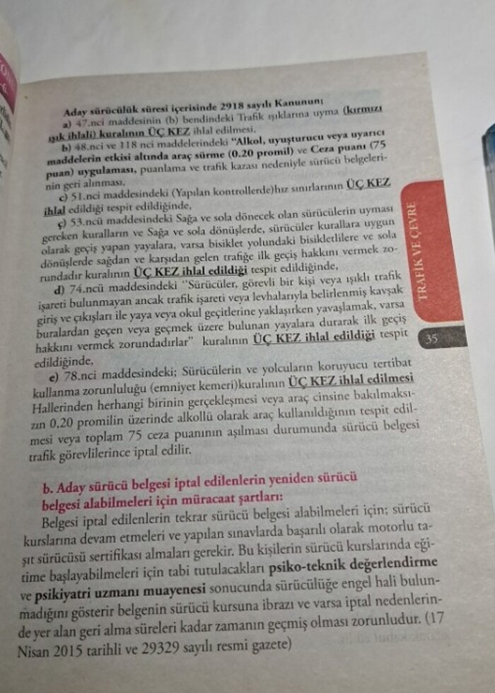 Sürücü kursu kitabı - Görsel 2