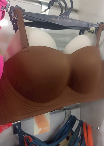 Kahverengi Minimalist Midi Sütyen - Görsel 2