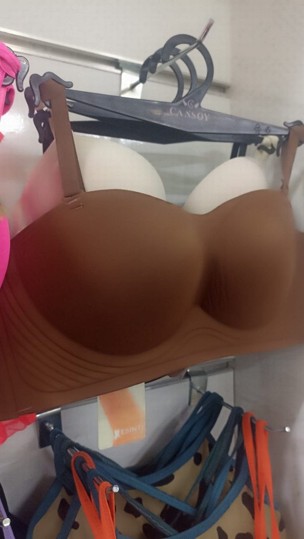 Kahverengi Minimalist Midi Sütyen - Görsel 2