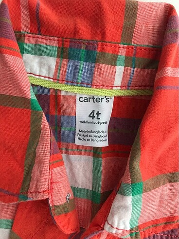 4 Yaş Beden CARTER'S ERKEK ÇOCUK GÖMLEK