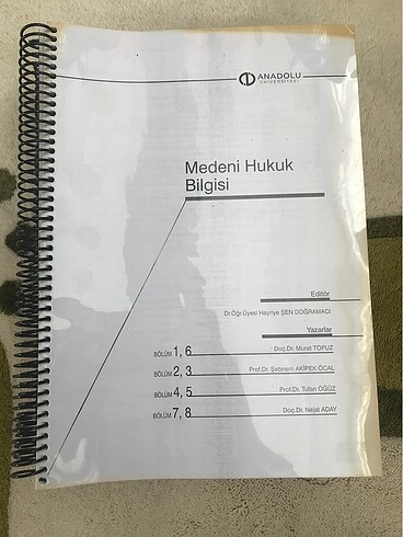  Beden Renk ANADOLU ÜNİVERSİTESİ KİTAPLAR