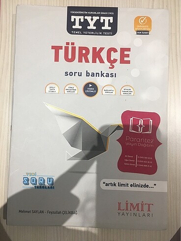 Limit yayınları Türkçe soru bankası