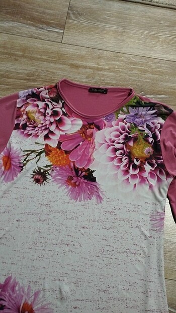 xl Beden Çiçekli tunik