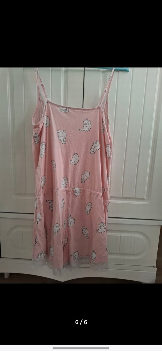 Pembe Desenli Kadın Tulum Pijama - Görsel 3