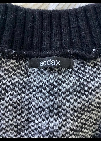 V Yaka Örgü Desenli Kadın Süveter - Görsel 2