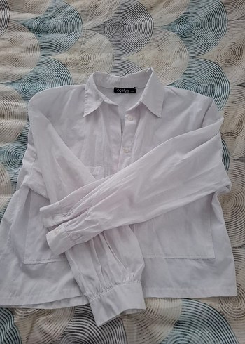 Kadın Beyaz Gömlek - Görsel 2