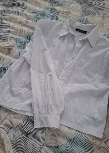 Kadın Beyaz Gömlek - Görsel 3