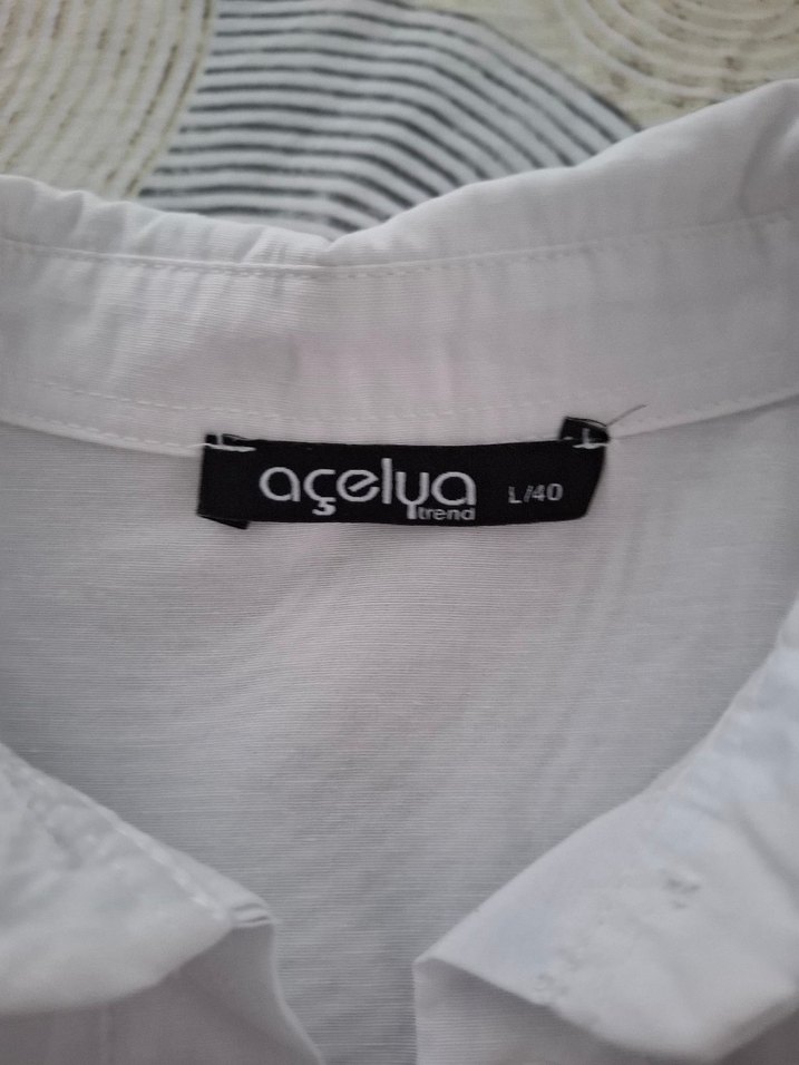 Kadın Beyaz Gömlek - Görsel 4