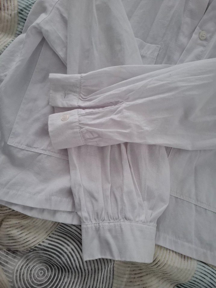 Kadın Beyaz Gömlek - Görsel 5