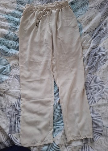 kadın krem pantolon - Görsel 2