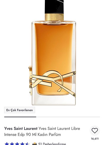 Yves Saint Laurent Libre Intense 90 ml Kadın Parfüm - Görsel 3