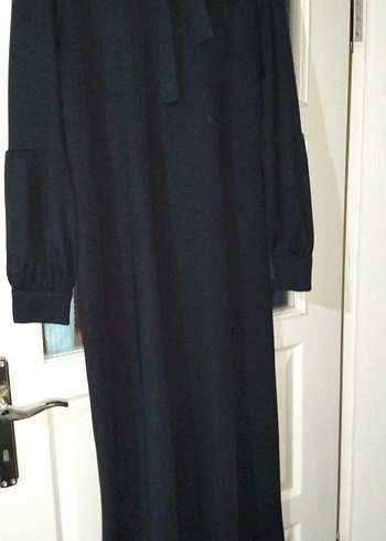 Uzun Kollu Siyah Gevşek Kadın Giyimi - Görsel 3