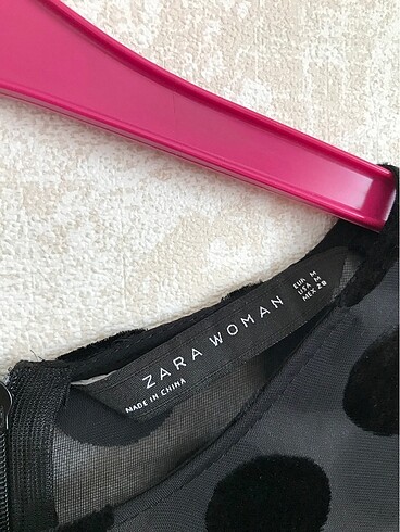 Zara puantiyeli elbise - Görsel 4