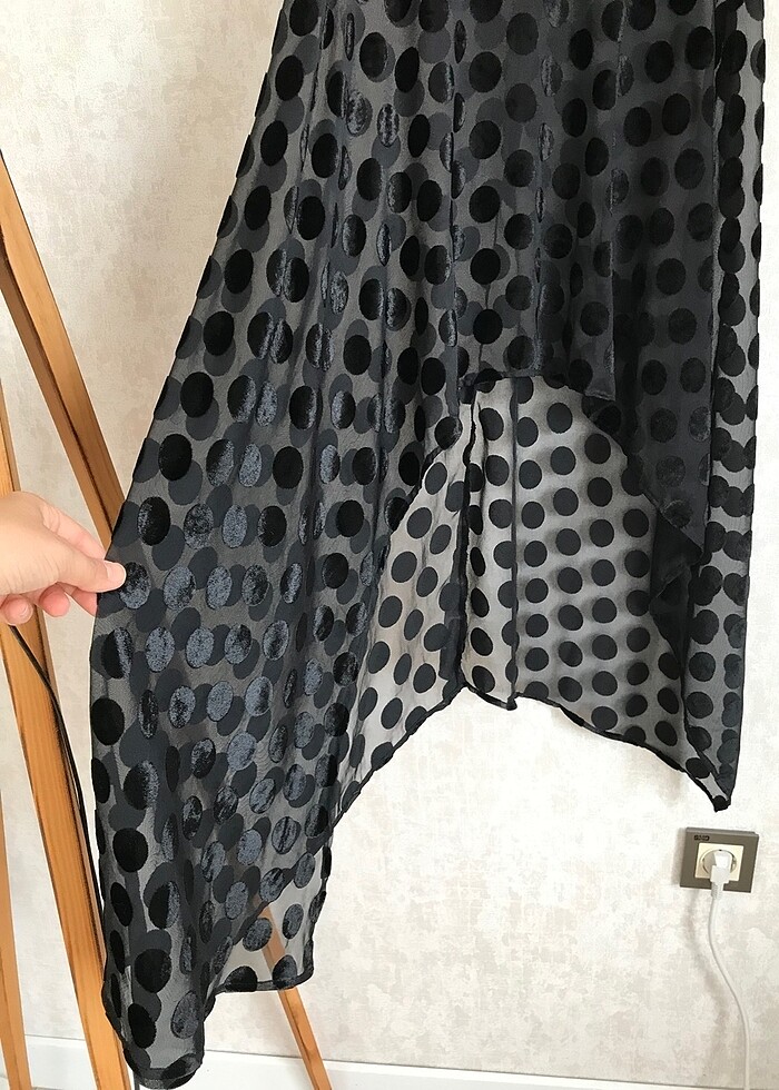 Zara puantiyeli elbise - Görsel 2