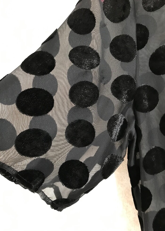 Zara puantiyeli elbise - Görsel 5