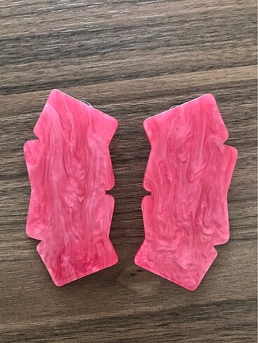 İpekyol pembe büyük küpe