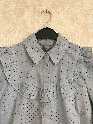 H&M H&M puantiyeli gömlek
