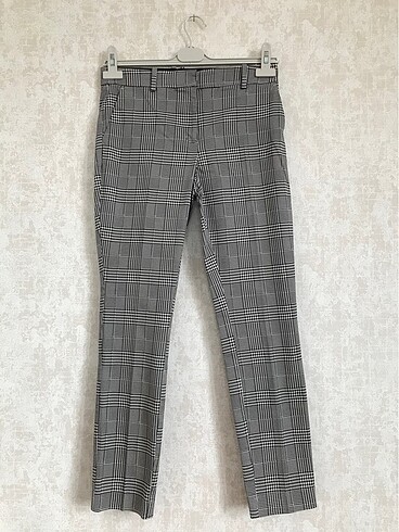 H&M ekose kazayağı pantolon