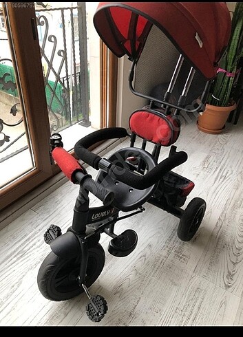 Ebeveyn kontrollü 3 tekerlekli bisiklet 