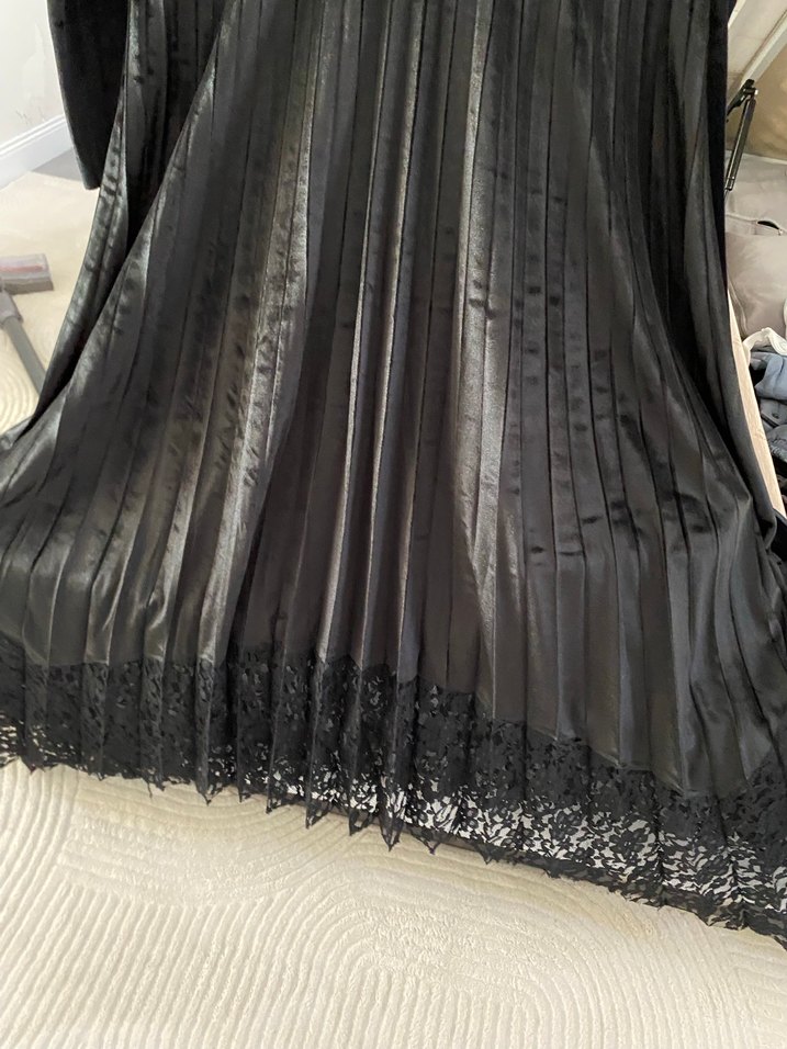 Siyah kadife elbise - Görsel 2