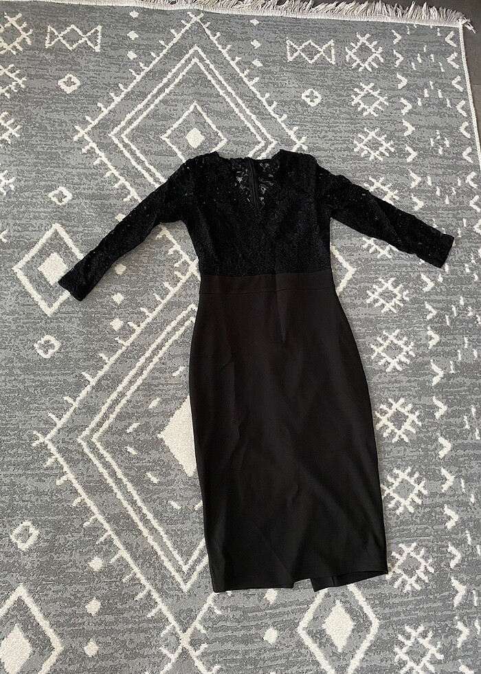 Dantelli elbise - Görsel 2